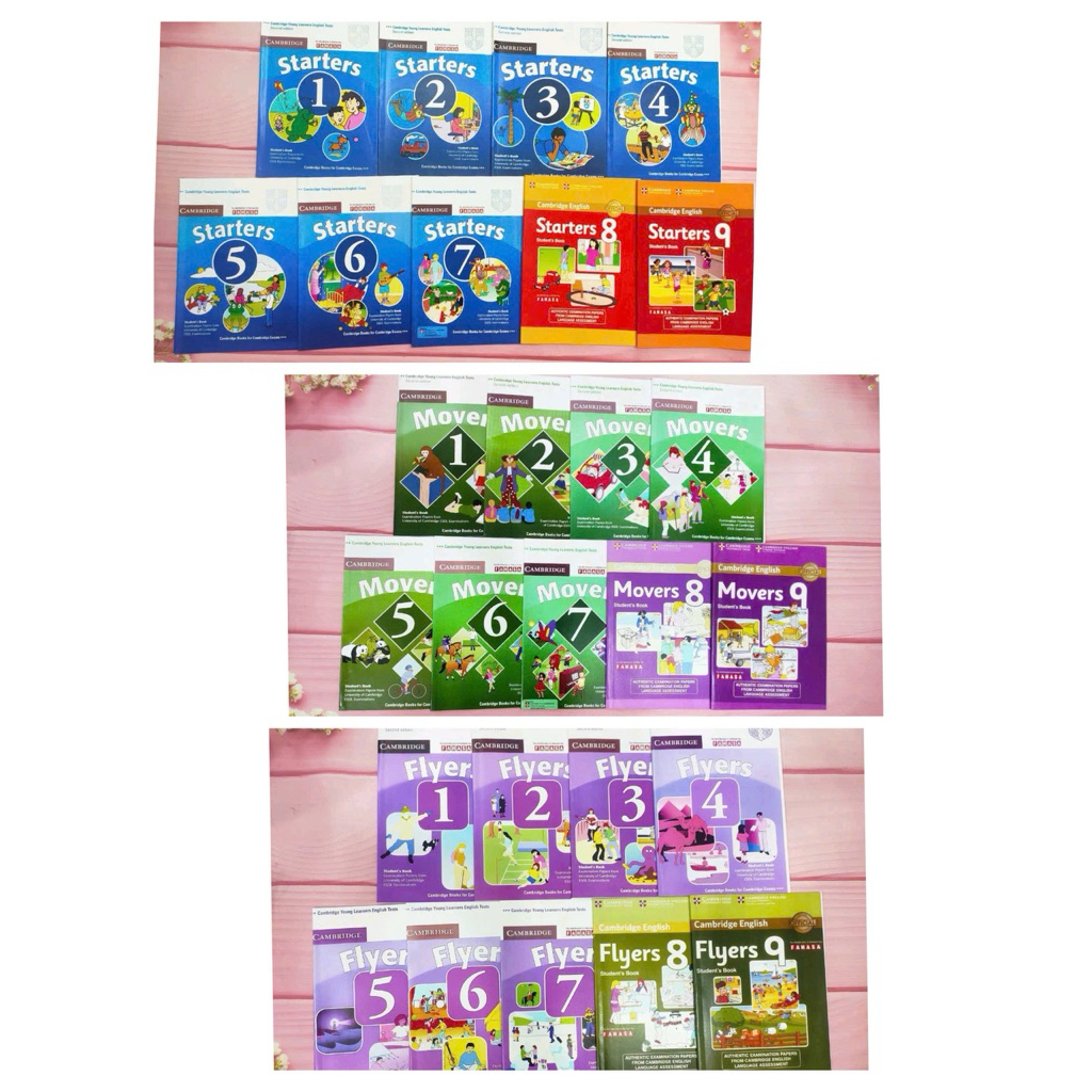 sổ tay Starters Movers Flyers 1-9