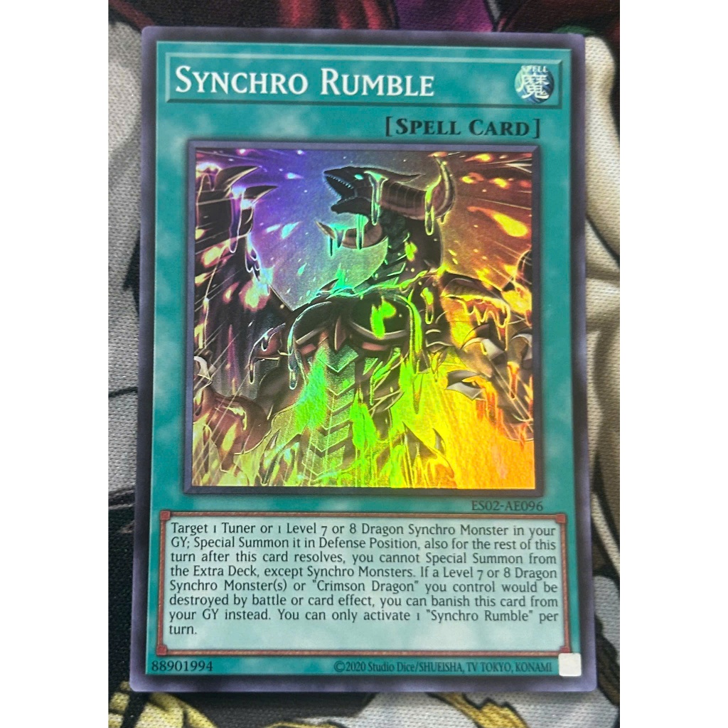 Thẻ bài Yugioh - ES02-AE096 Synchro Rumble (SR)