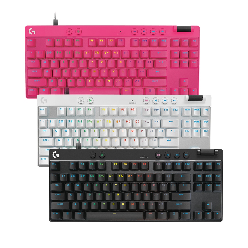(Chính Hãng) Bàn Phím Gaming có dây từ tính Logitech PRO X TKL RAPID Analog switch từ tính, Rapid Tr