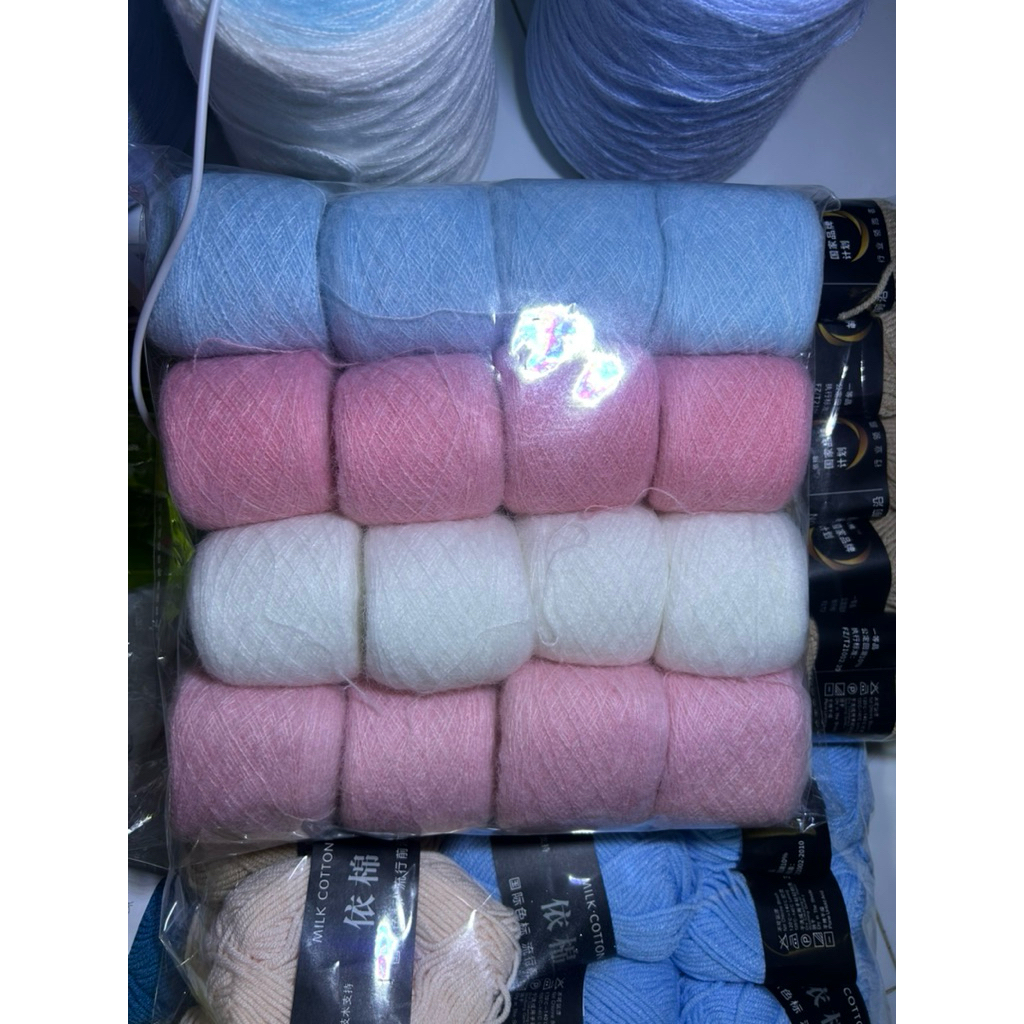LEN MOHAIR, LEN MOHAIR NHIỀU MÀU 25g