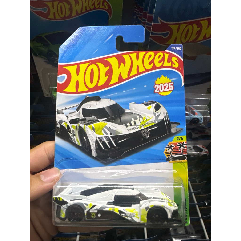 (Có sẵn-Hoả tốc SG) Xe mô hình 1:64 Hotwheels chính hãng Mattel Peugeot 9X8 Hypercar Hypervoiture