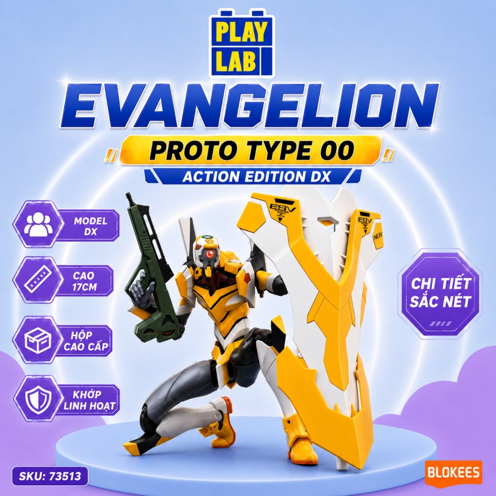 Blokees – 73513 Action Edition DX Evangelion Proto Type 00