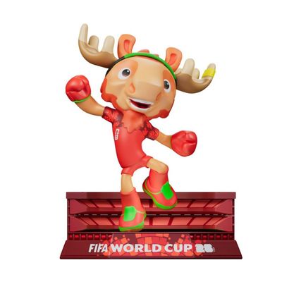 Đồ Chơi Mô Hình Linh Vật World Cup 2026 - Maple Canada 6cm SEASONAL COLLECTION HNSS-WC26-PS6-C001b