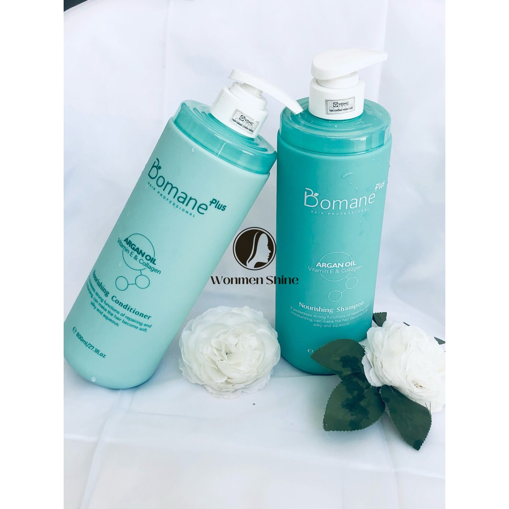Cặp dầu gội Bomane plus phiên bản cao cấp phục hồi Đa Tầng Toàn Diện bảo vệ màu nhuộm tối ưu nhất  8