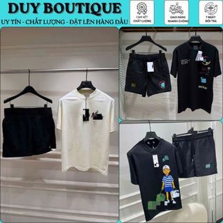 Bộ Quần Áo Đùi Nam danSiêu Đẹp Chất Vải Cotton Siêu Thoáng Mát Co Dãn Tốt - Bộ Quần Áo Thiết Kế In Nổi Chữ Trước Siêu Bó