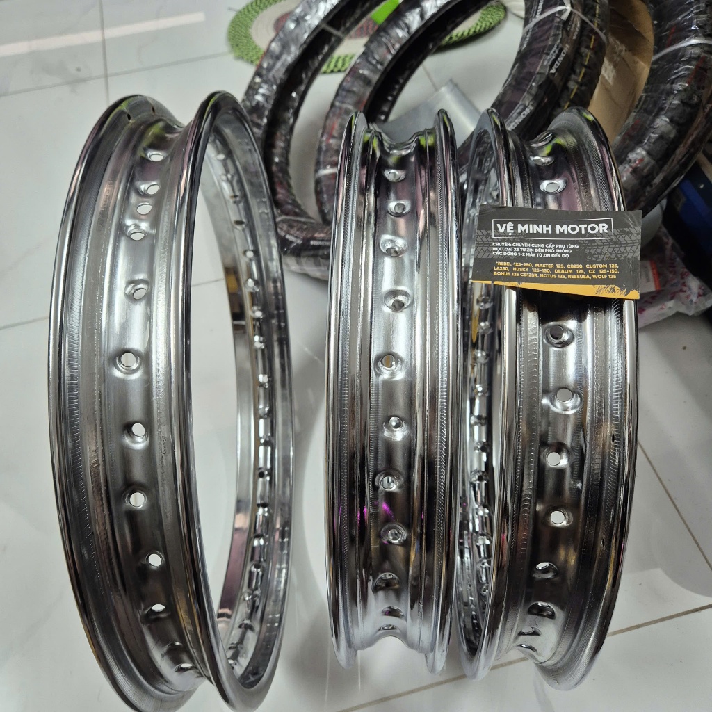 Niềng xe 1.85 / 2.15 - 16,17,18