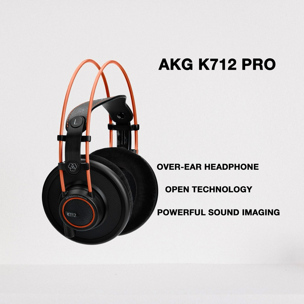 AKG K712 PRO Tai Nghe Chụp Tai Mở Cao Cấp Âm Thanh Chuyên Nghiệp