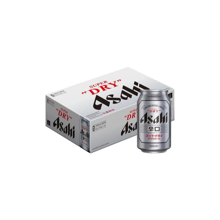 Bia Asahi Super Dry 330ml x 24 Lon ( Thùng )