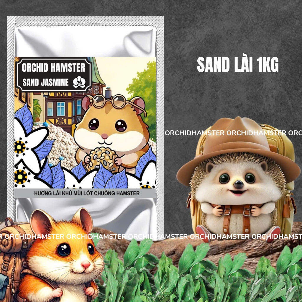 Cát Sand Hamster Thơm 5KG Lót Chuồng Hamster/Sóc/thỏ/Nhím/Bọ Cao Cấp Khử Mùi Tốt