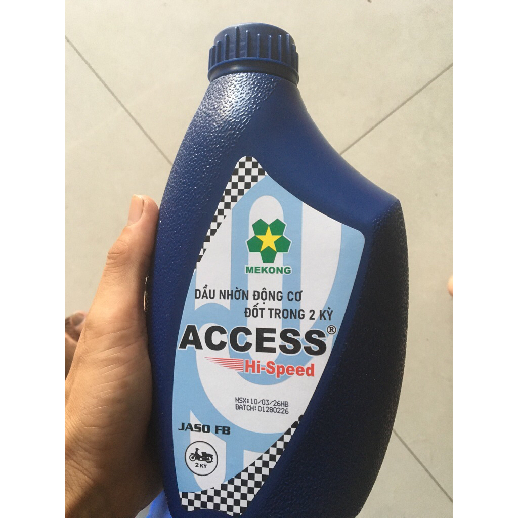MEKONG ACCESS dầu nhờn động cơ đốt trong 2 kỳ .nhớt 2 thì ACCESS 1 lít giá sỉ