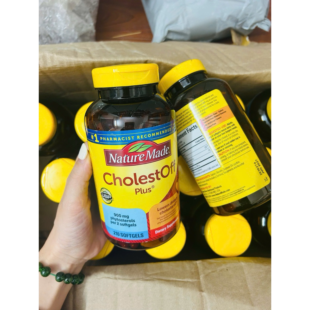 Viên Uống Giảm Cholesterol Nature Made Cholest Off Plus 210 Viên Của Mỹ