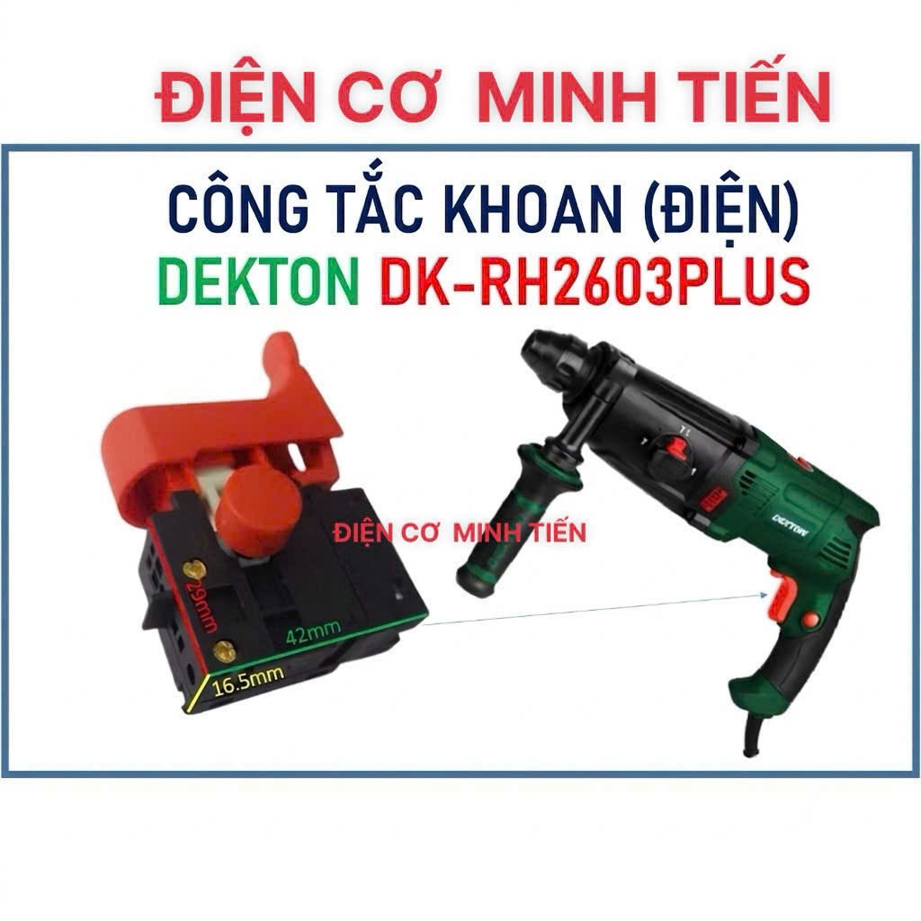 DEKTON 2603 PLUS - CÔNG TẮC MÁY KHOAN ĐIỆN DEKTON MÃ 2603 PLUS
