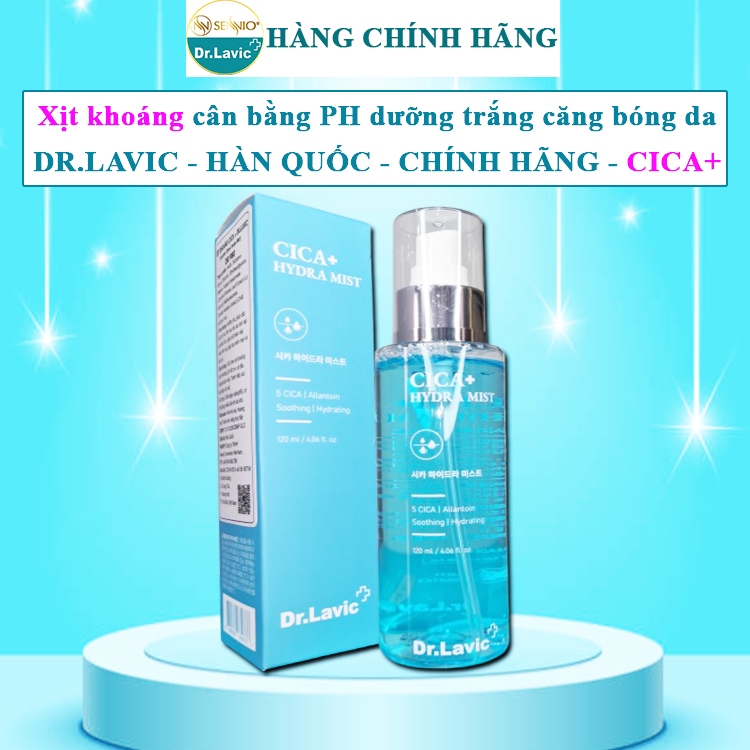 Chai nước xịt khoáng cica+ Dr.lavic hàn quốc xịt khoáng cica + hydra mist drlavic chính hãng dr lavi
