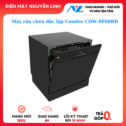Máy rửa chén độc lập Comfee CDW-8F60RB