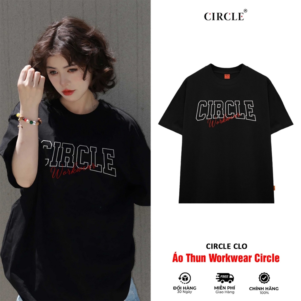 Áo Thun Workwear Circle Unisex cotton cao cấp - CIRCLE CLO