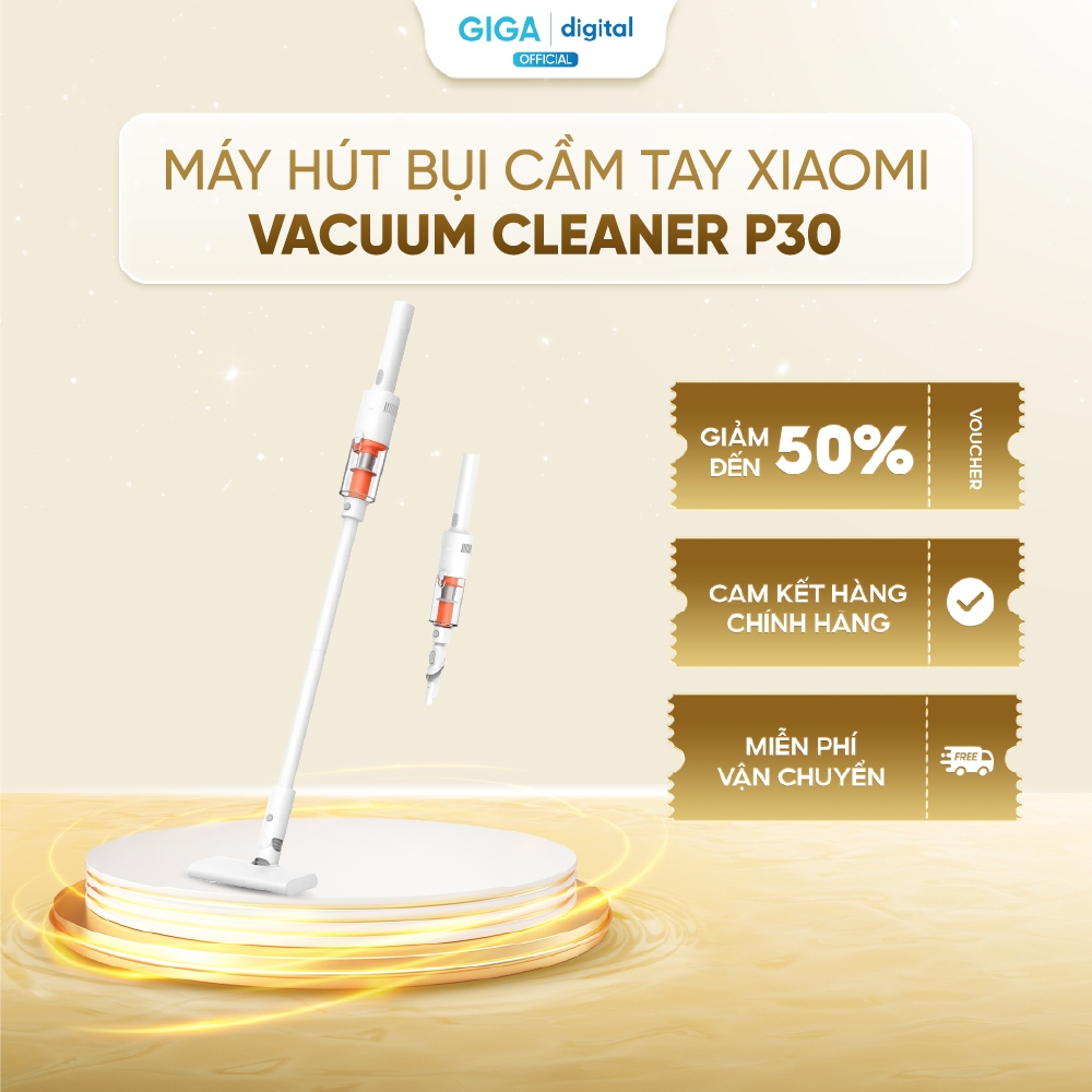 Máy hút bụi cầm tay Xiaomi Vacuum Cleaner P30 22.000Pa - Thời gian hoạt động đến 40 phút - Bảo hành 