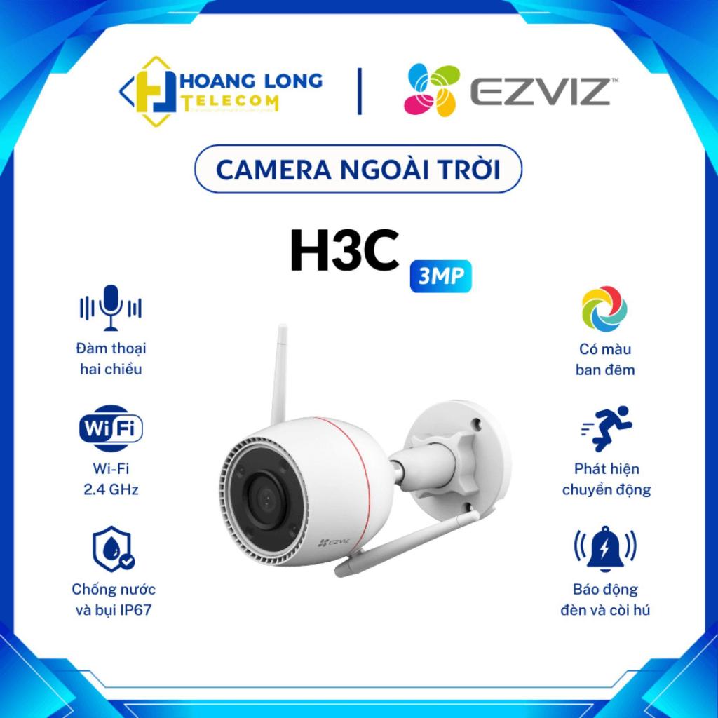 Camera wifi Ezviz H3C 3MP (2K) ngoài trời thông minh