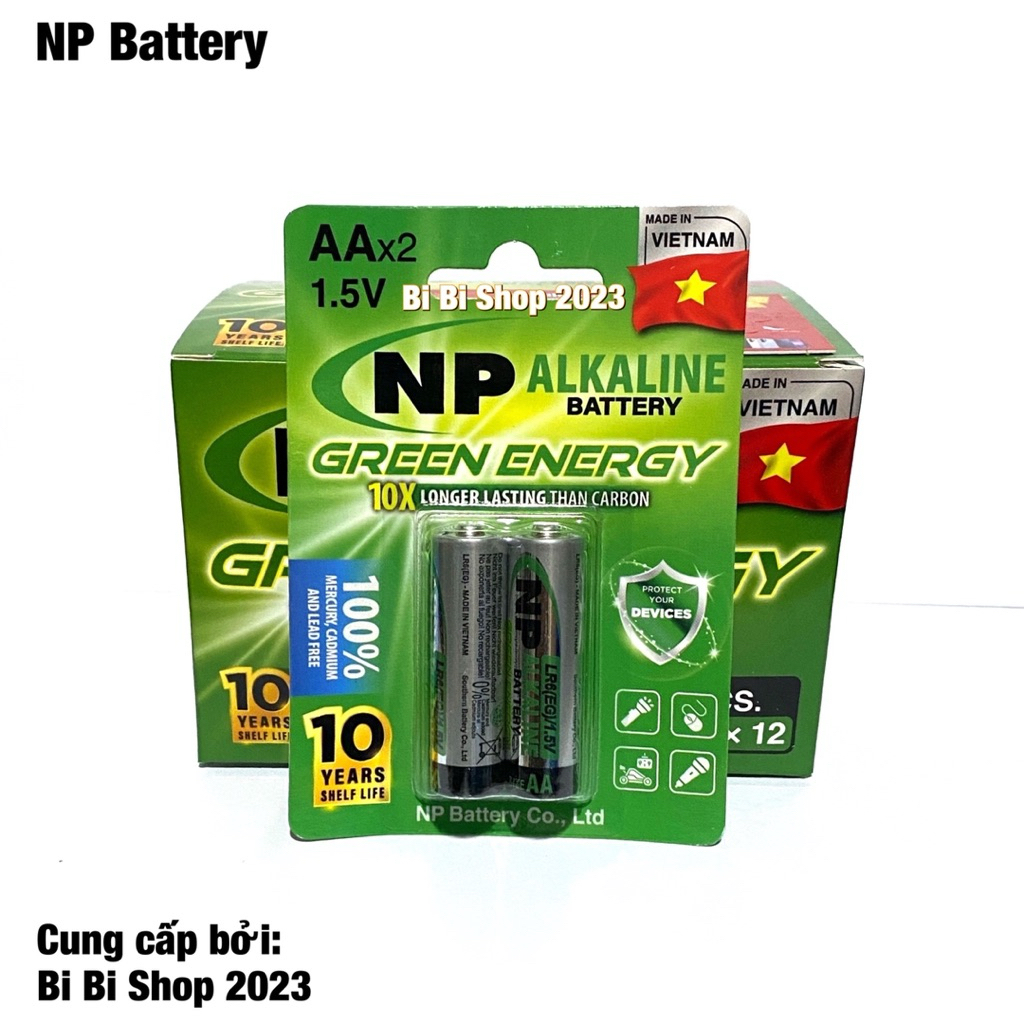 Hộp 24 Viên AA / AAA NP Battery Alkaline 1.5V Loại Tốt Hàng Chính Hãng - Made in Việt Nam