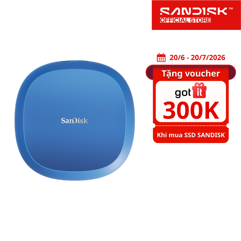Ổ cứng để bàn SSD SanDisk Desk Drive 4TB / 8TB USB-A Type-C 1000MB/s - Bảo Hành 3 năm