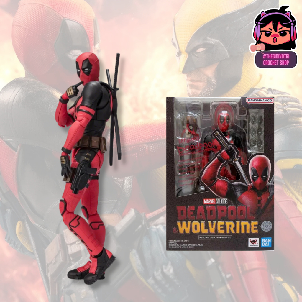 SHF BANDAI (AUTHENTIC) HIGH QUALITY ACTION FIGURE "DEADPOOL - DEADPOOL 3" (2ND - FULLBOX)
