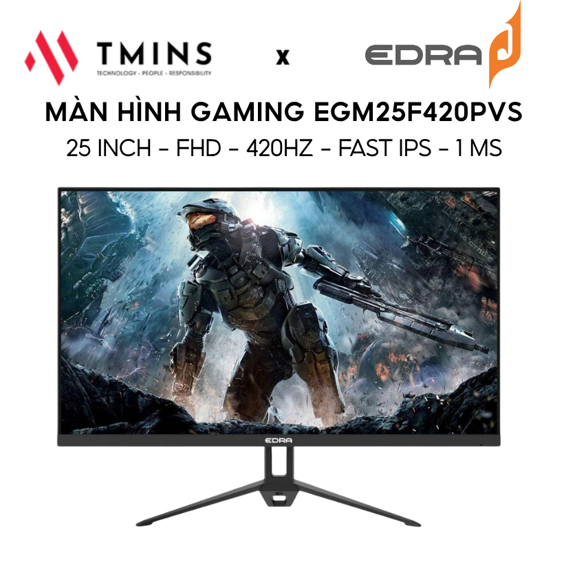 Màn hình Gaming EDRA EGM25F420PVS 25 inch/ FullHD/ 1ms/ 420Hz/ FAST IPS - Hàng chính hãng