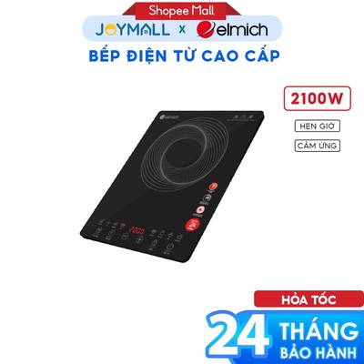 Bếp Điện Từ Cao Cấp Elmich ICE-1828OL 2100W, Hàng Chính Hãng, Điều Khiển Cảm Ứng - JoyMall
