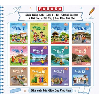 Sách Giáo Khoa Tiếng Anh - Global Success Từ Lớp 1 - 12 ( Bài Học + Bài Tập) Bán Kèm Bút Chì