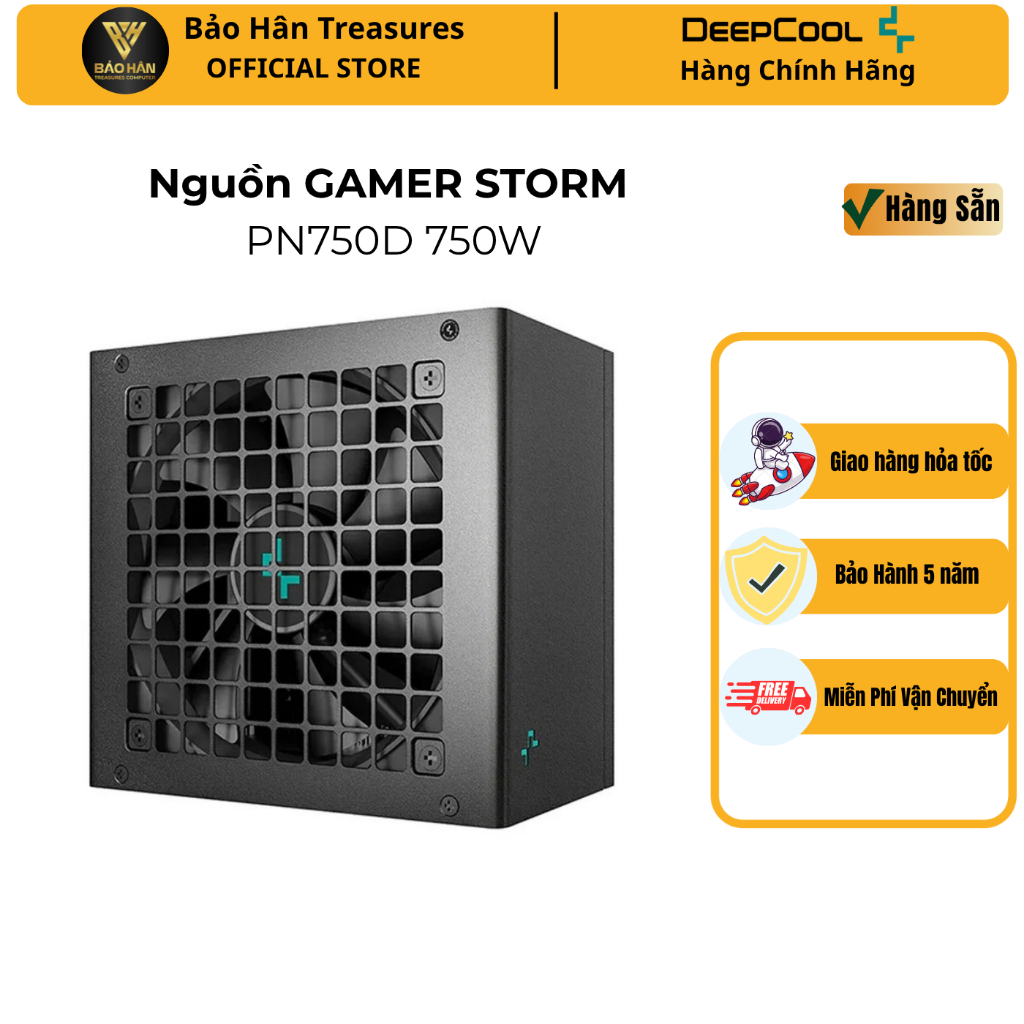 Nguồn máy tính GAMER STORM ( Deepcool) PN750D - 750W 80 Plus Gold ATX 3.1 - Hàng Chính Hãng