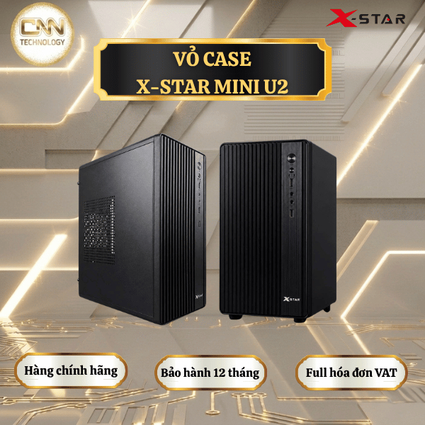 Vỏ Case PC XSTAR MINI U2: Thiết kế nhỏ gọn – Phù hợp văn phòng & PC phổ thông