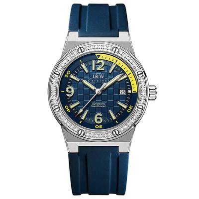 Đồng hồ nam chính hãng I&W Carnival 661G-S1 Kính sapphire,Chống nước ,Bảo hành 24 tháng,Máy cơ (Automatic,dây cao su