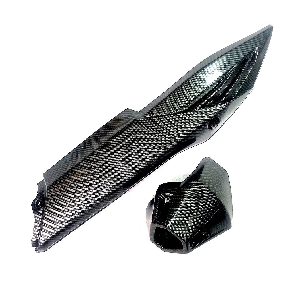 Bộ Ốp Pô Winner V1 Sơn Carbon, Ốp Che Bô, Chụp Đuôi Bô Xe Winner V1 Ốp Ống Xả Winner V1