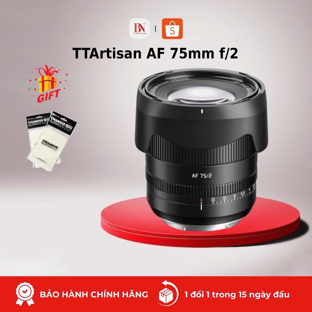 [Bảo hành 12 tháng] TTArtisan AF 75mm f/2 Full-Frame Lens