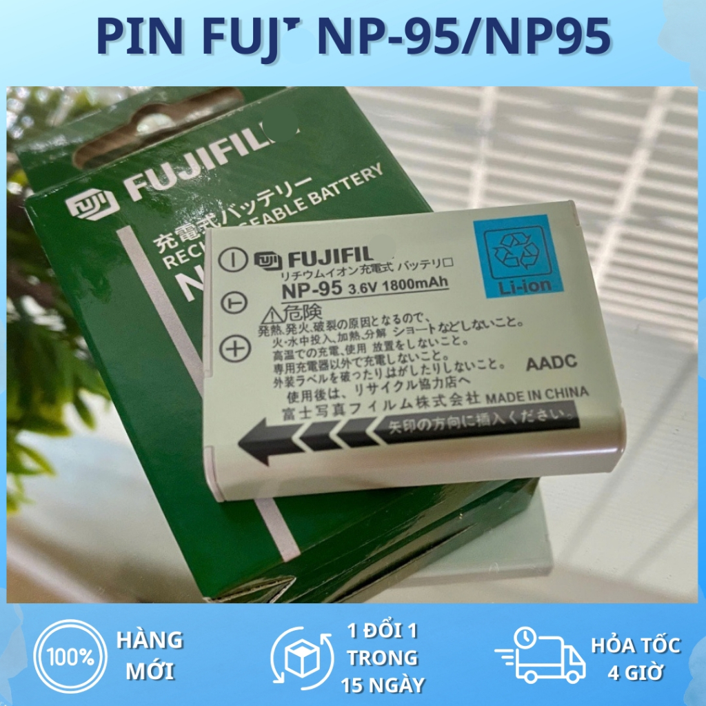 Pin Fujiflm NP-95/NP95 Chất Lượng Cao