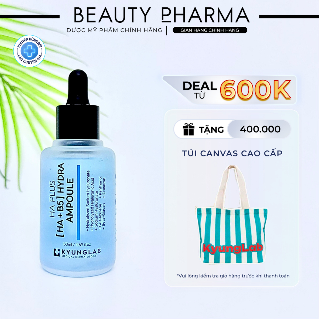 [DATE MỚI-CHÍNH HÃNG] KUYNGLAB HA PLUS AMPOULE - Serum dưỡng ẩm HA B5 KyungLab phục hồi làm dịu da, 
