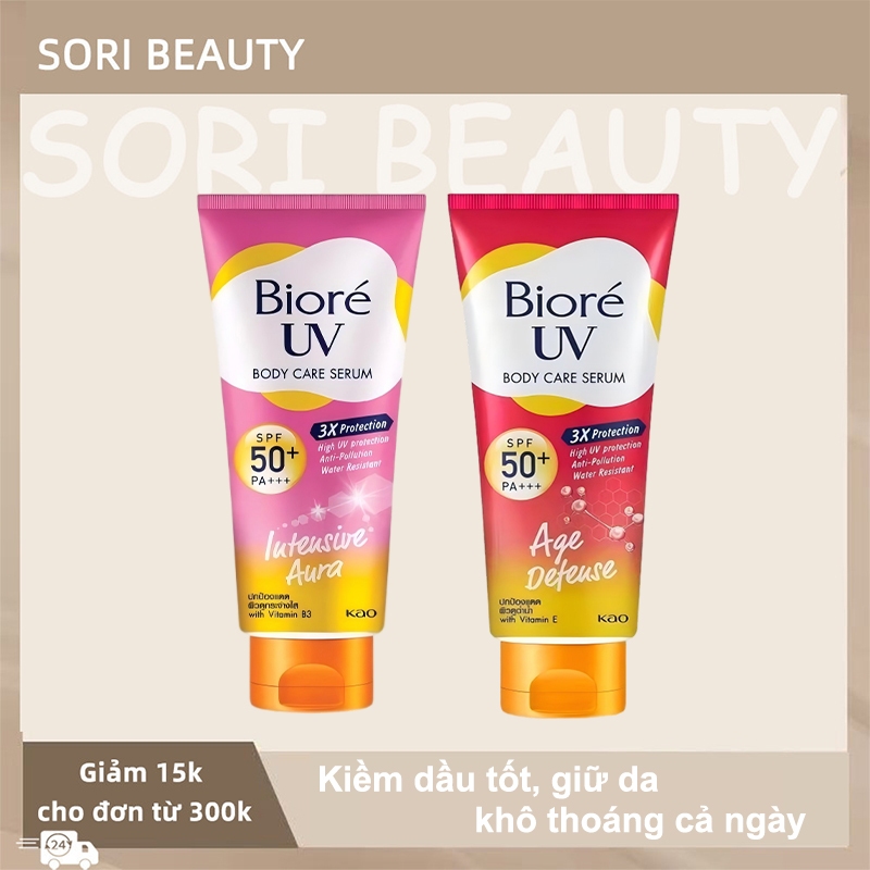 Kem Chống Nắng Biore UV Mặt & Body – Bảo Vệ Da Trước Tia UV, Thoáng Nhẹ, Phù Hợp Hằng Ngày