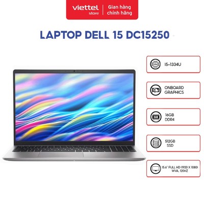 Laptop Dell 15 DC15250-CPH992 | Core i5-1334U | 16GB | 512GB SSD | 15.6" FHD 120Hz | Win 11 + Office