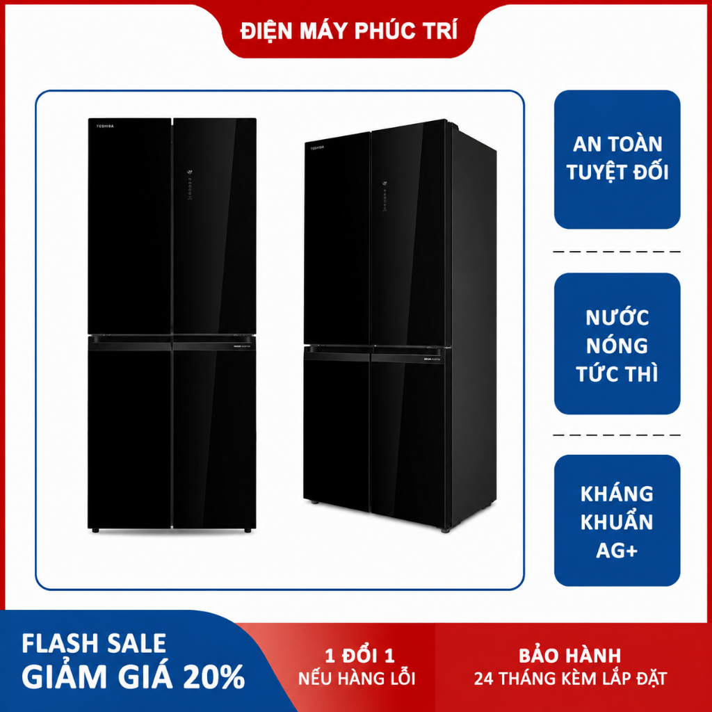 Tủ lạnh Toshiba Inverter 515 lít GR-RF677WI-PGV(22)-XK