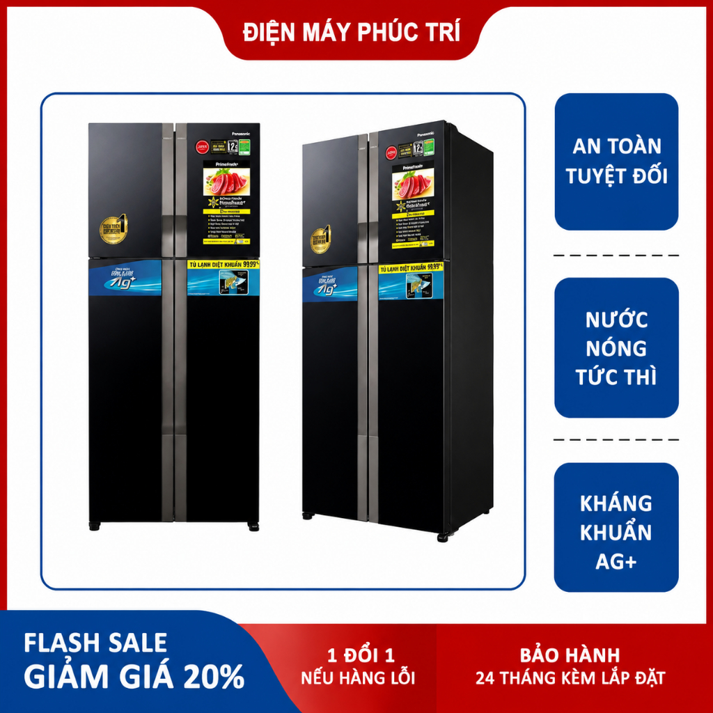 Tủ lạnh Panasonic Inverter 550 lít NR-DZ601VGKV