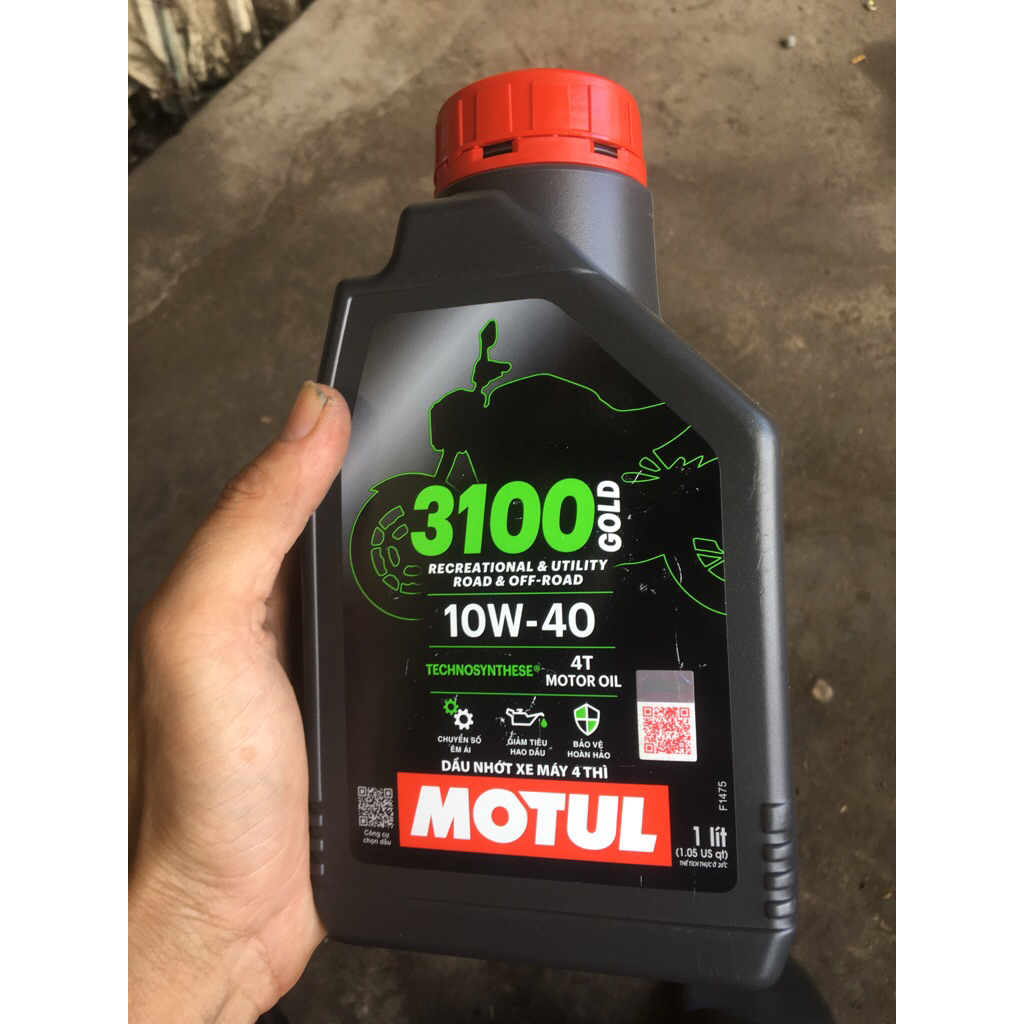 MOTUL 3100 GOLD 1 lít 10w 40 giá sỉ dầu nhớt xe máy Motul 3100 gold 1 lít giá sỉ