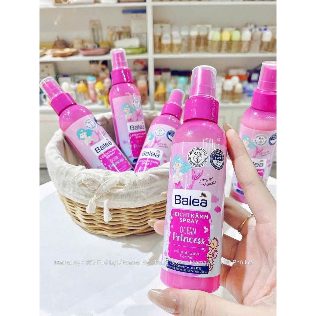 Xịt dưỡng tóc, thơm tóc Balea cho bé, dưỡng tóc bé gái, xịt dưỡng tóc trẻ em - chai 150ml