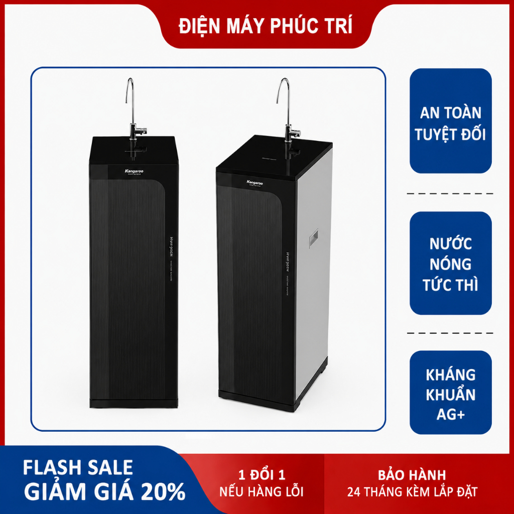 Máy lọc nước RO Hydrogen Kangaroo 10 lõi KG100HC2