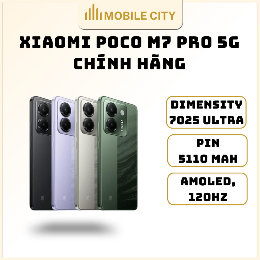Điện thoại Xiaomi POCO M7 Pro 5G Chính hãng - MobileCity