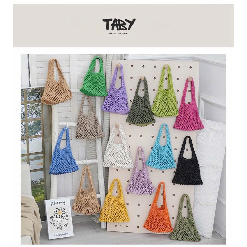 TUI11 Túi len thời trang phong cách cho bé trai bé gái Taby Kids