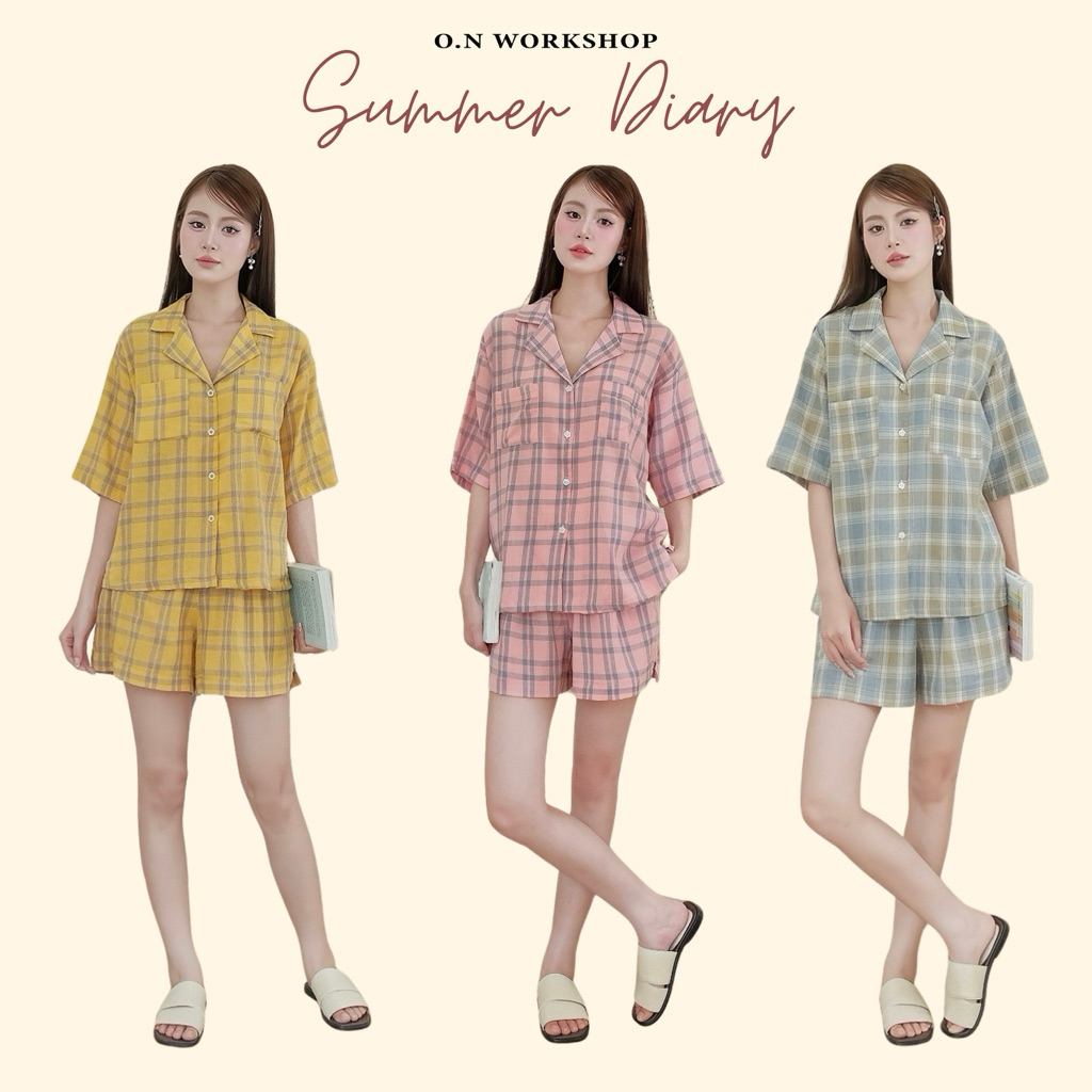 𝗛𝗮̀𝗻𝗴 𝗰𝗵𝗶́𝗻𝗵 𝗵𝗮̃𝗻𝗴 Bộ đồ ngủ mặc nhà pyjama Bamboo sợi tre form rộng mềm mướt - ON WORKSHOP