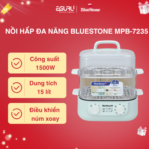 Nồi Lẩu Hấp Điện Đa Năng BlueStone MPB-7235 - 15 Lít - Bảo Hành Chính Hãng