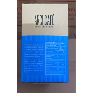 Cà Phê Cappuccino Dừa Archcafe 20G ( Hộp 12 Gói )