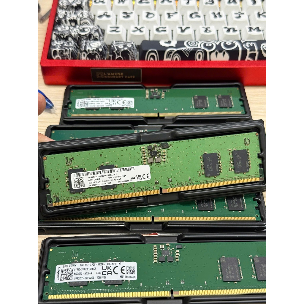 RAM PC DDR5 8GB bus 5600MHz, 4800MHz  - Bảo hành 5 năm, hàng tháo máy bộ Dell, HP nguyên zin