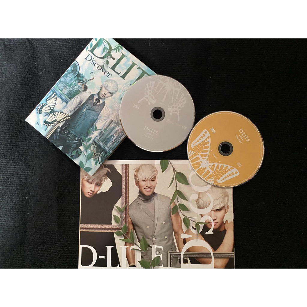 D-lite from bigbang DaeSung album Nhật D’scover đã khui seal gồm CD DVD photobook đồ như hình