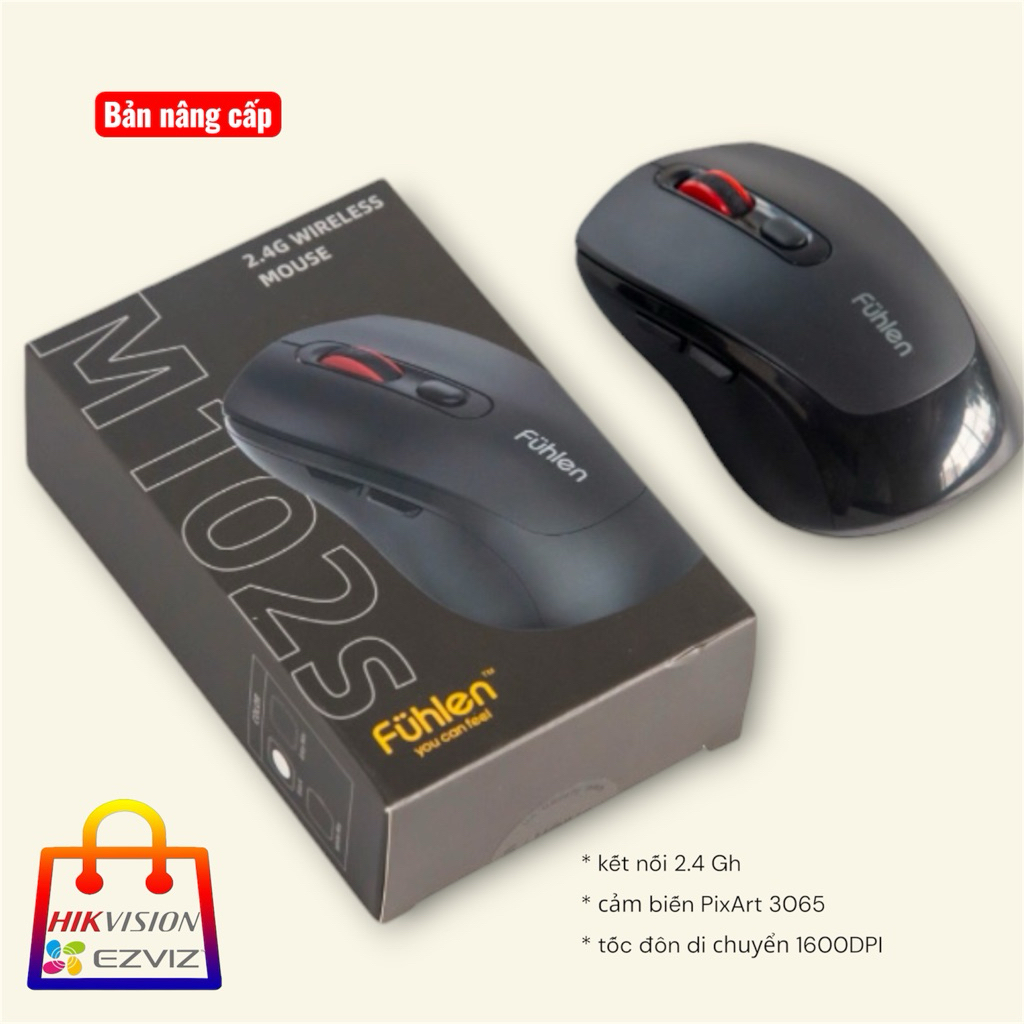 Chuột máy tính Fuhlen M01s/M102s chính hãng, bảo hành 24 tháng.