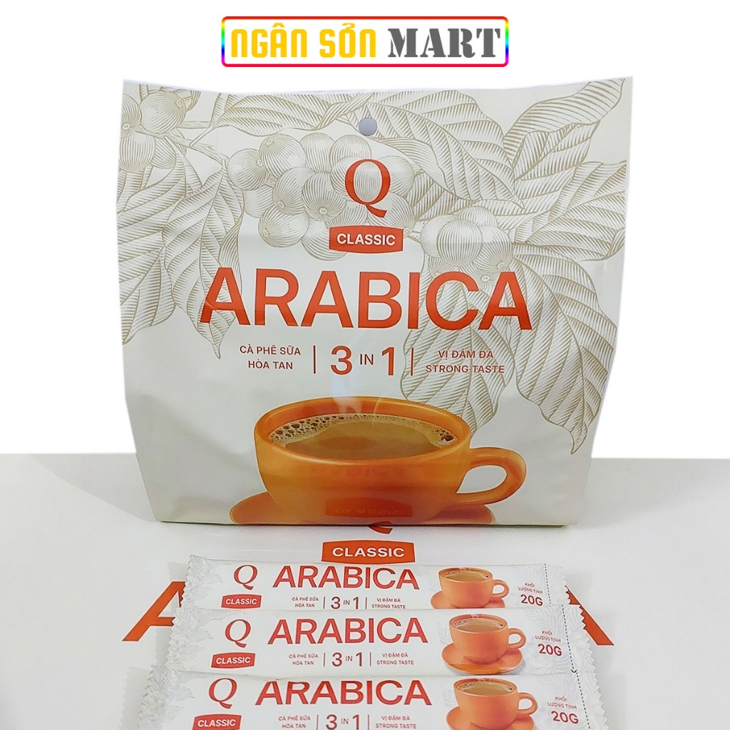 Cà phê sữa Arabica Trần Quang bịch 480g (24 gói nhỏ 20g)